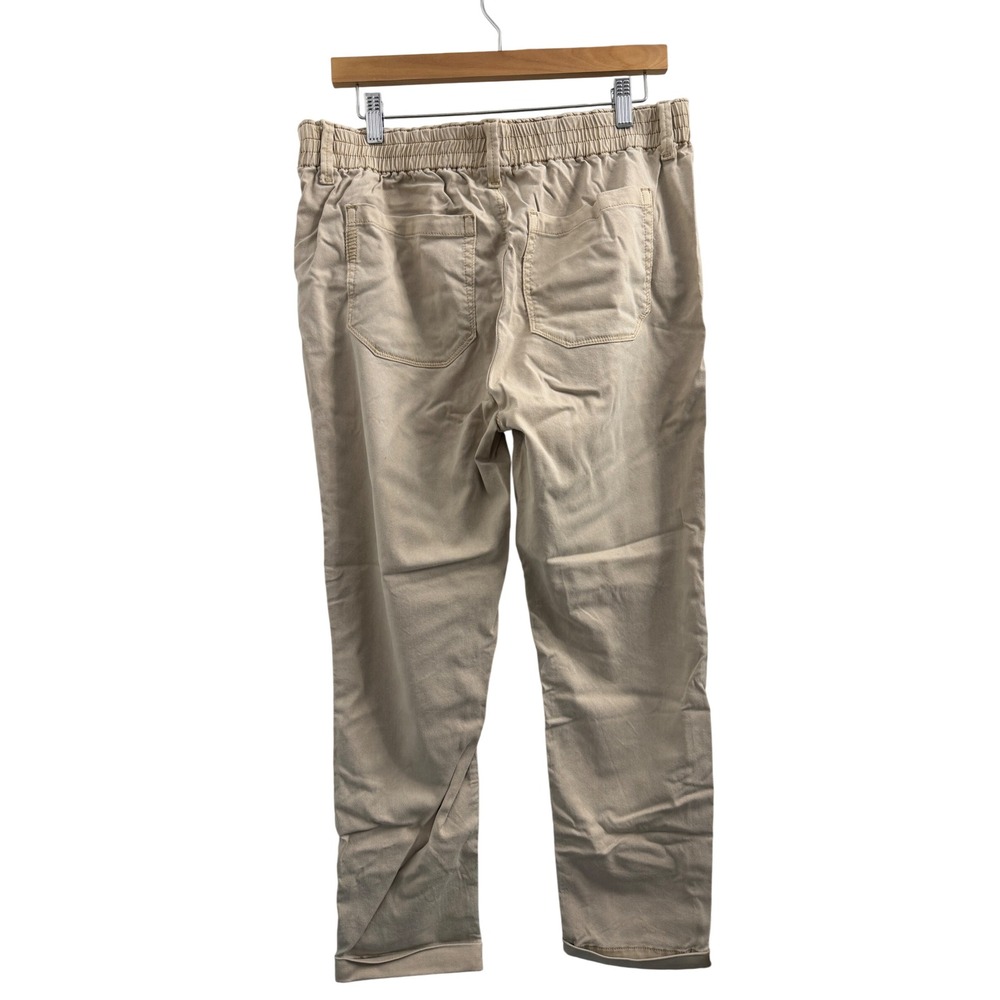 Paige Christy Tan Khaki Drawstring‎ Jogger Pants 31 5659G42-8093 Lyocell Blend - Picture 4 of 9